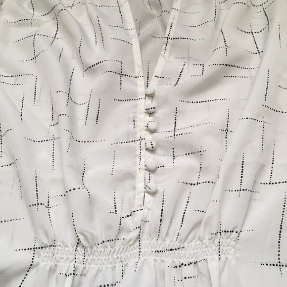 NEW Joie white and black blouse - Picture 3 of 9